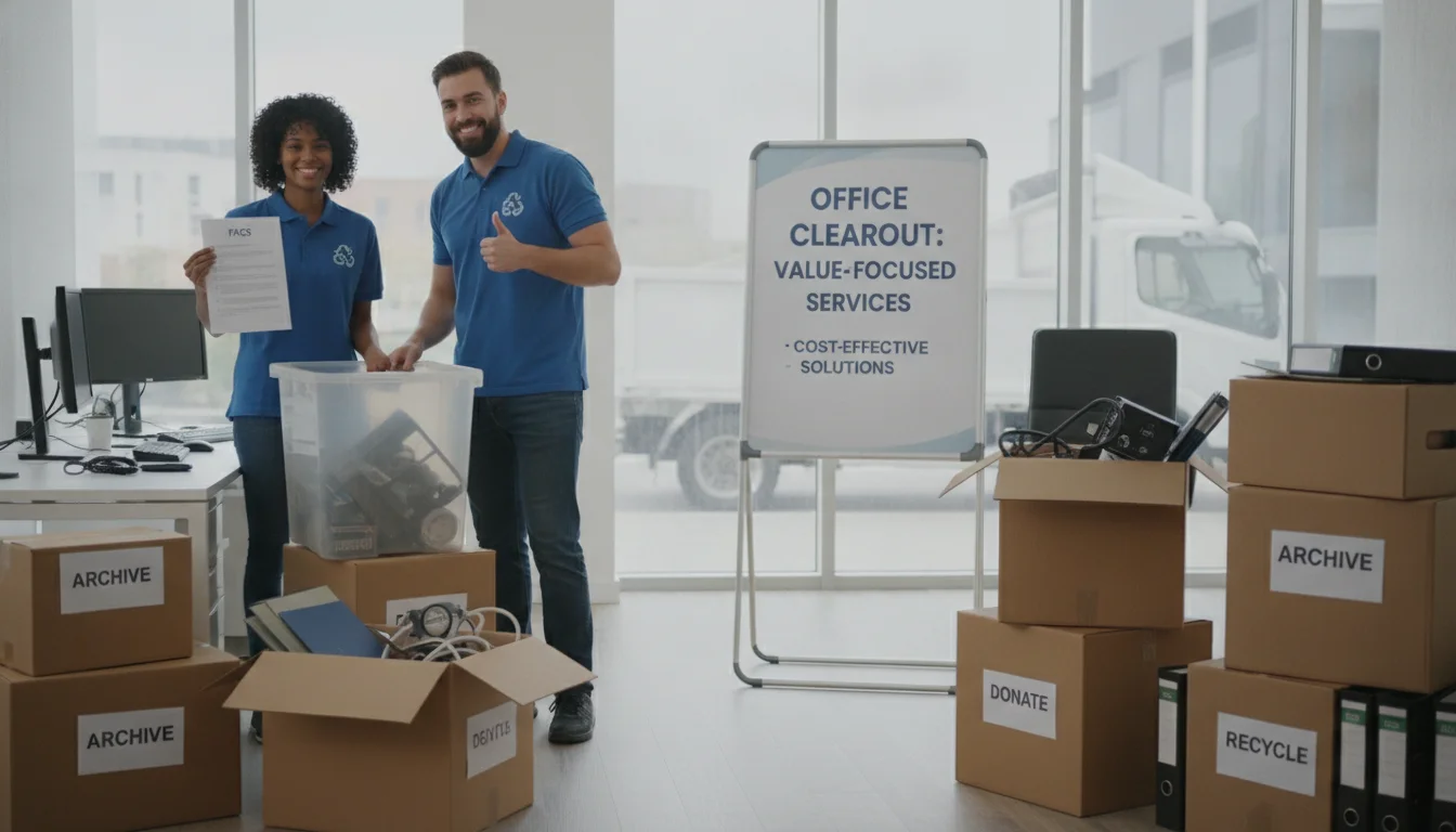 Office Cleanout FAQs in Renton: Cost Drivers, Scheduling, Electronics, and What’s Next